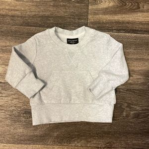 Little Bipsy-Grey (newer material) pullover. 3-6